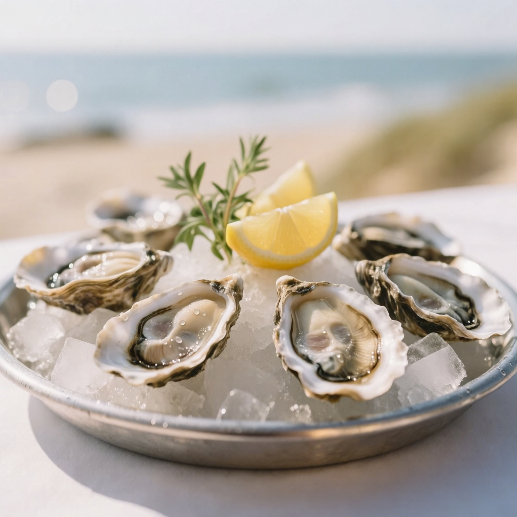 Freshly Shucked Oysters